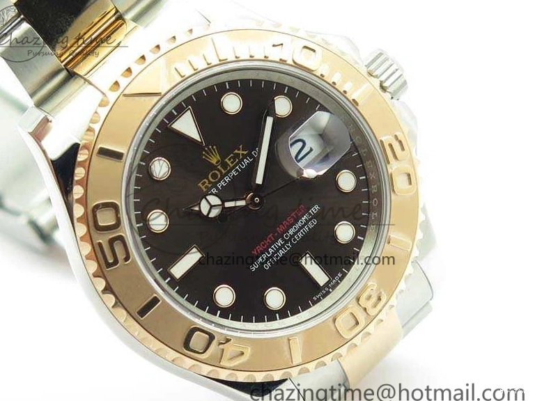 MiroTime 0122 Yacht-Master 116621 ARF 1:1 Best Edition Brown Dial On SS RG Bracelet A Affordable 3547